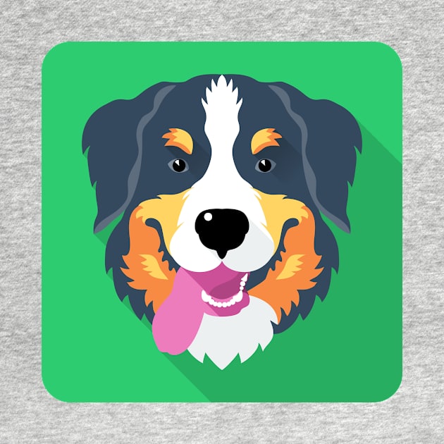 Bernese Mountain Dog icon by kavalenkava